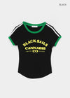Boine Color Block Lettering Short-sleeve Tee