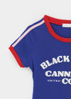 Boine Color Block Lettering Short-sleeve Tee