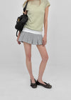 Lunat Pleated Mini Skirt Pants