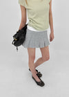 Lunat Pleated Mini Skirt Pants