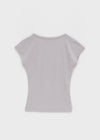 Serim V-neck Button Short-sleeve Tee