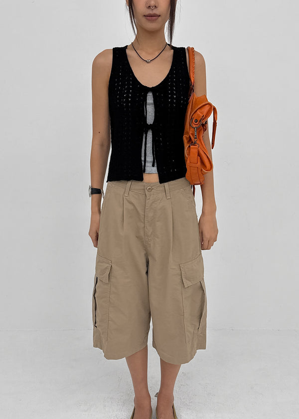 [MADE] Floje Punching Knit Sleeveless Top