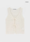 [MADE] Floje Punching Knit Sleeveless Top