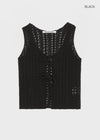 [MADE] Floje Punching Knit Sleeveless Top