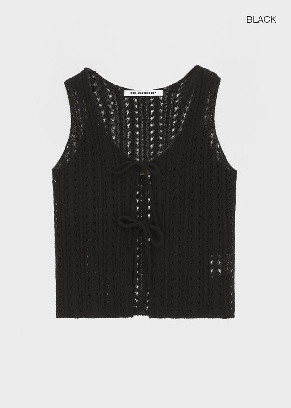 [MADE] Floje Punching Knit Sleeveless Top