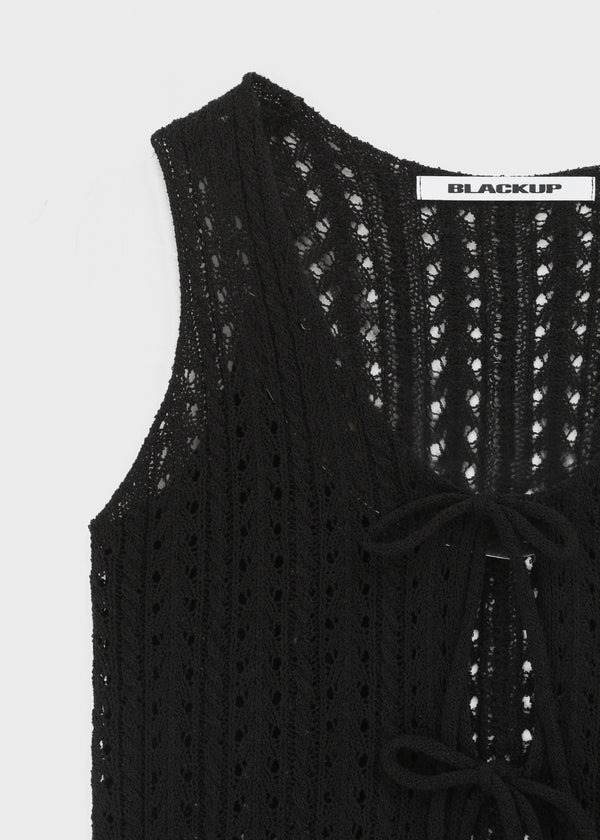 [MADE] Floje Punching Knit Sleeveless Top