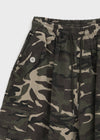 (UNISEX) GeulEum Camo Bermuda Banding Pants