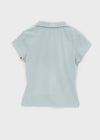 [MADE] Meludi Collar Short Sleeve Top