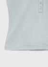 [MADE] Meludi Collar Short Sleeve Top