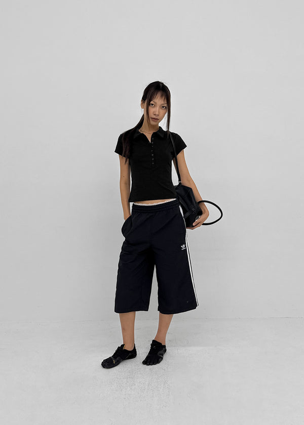 [MADE] Meludi Collar Short Sleeve Top