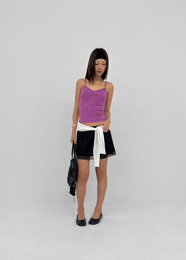 [MADE] Roheller Lace Satin Mini Skirt (Set Available)