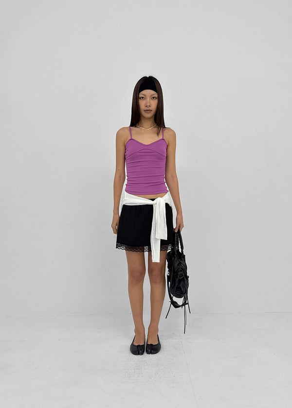 [MADE] Roheller Lace Satin Mini Skirt (Set Available)