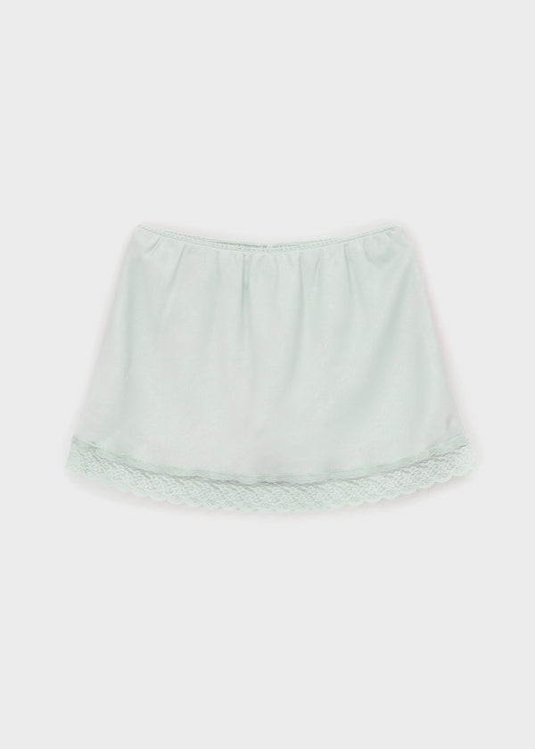 [MADE] Roheller Lace Satin Mini Skirt (Set Available)