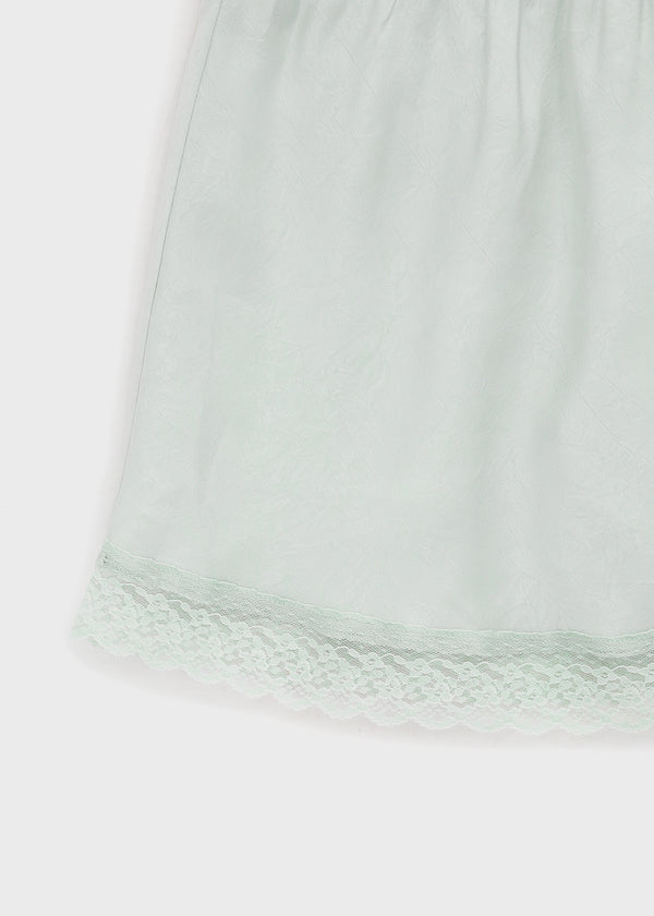 [MADE] Roheller Lace Satin Mini Skirt (Set Available)