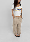 Senso Lettering Square Short Sleeve T-shirt
