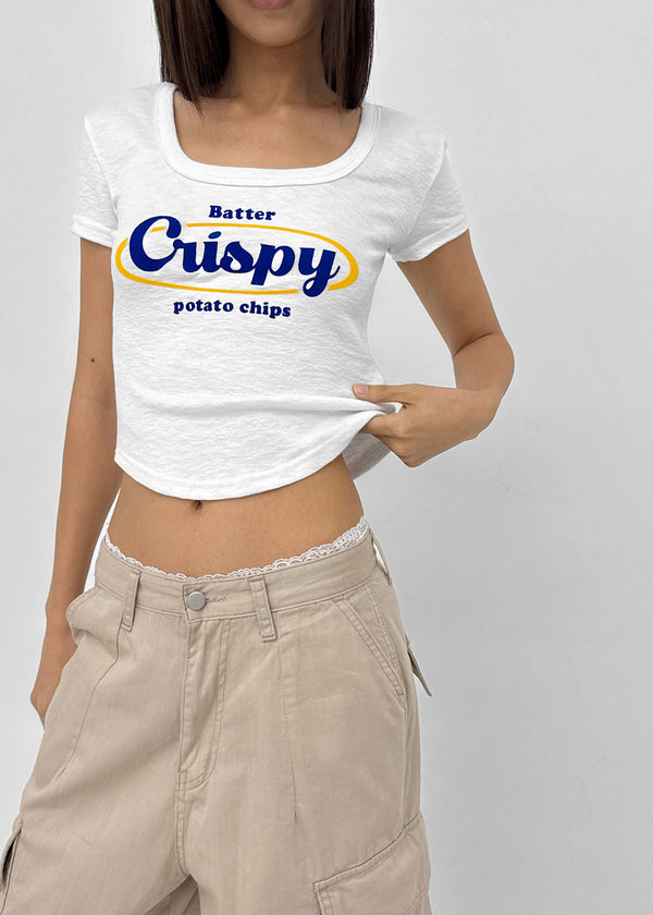 Senso Lettering Square Short Sleeve T-shirt
