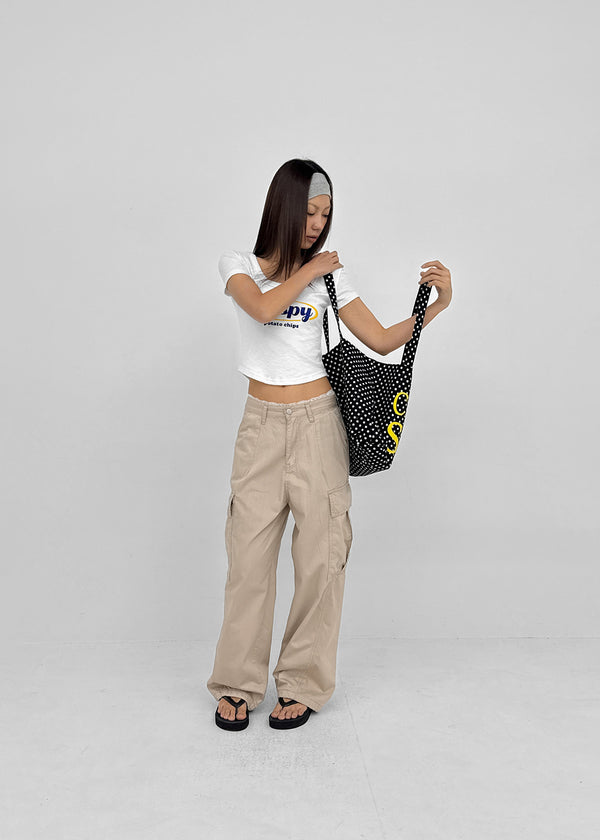Senso Lettering Square Short Sleeve T-shirt