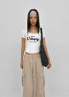 Senso Lettering Square Short Sleeve T-shirt