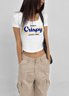 Senso Lettering Square Short Sleeve T-shirt
