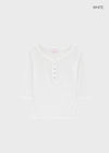 Morety Summer Henley Neck Sleeveless Tee
