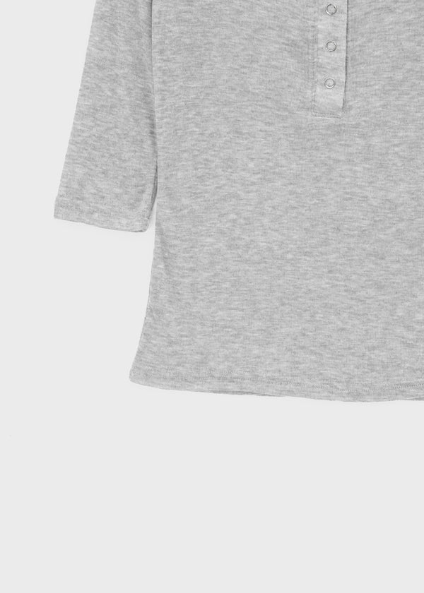 Morety Summer Henley Neck Sleeveless Tee