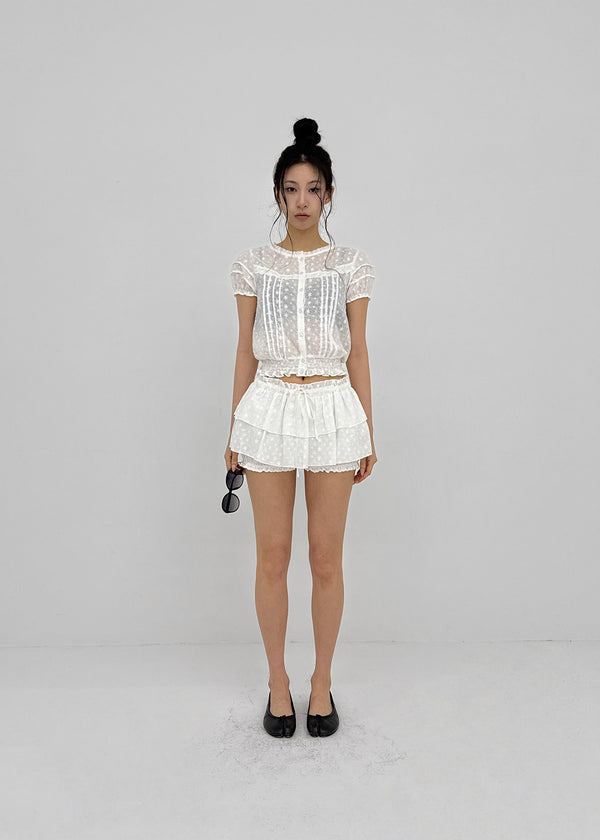 [MADE] Shukom Tiered Mini Skirt