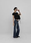 Zect Low-waist Straight Denim Pants