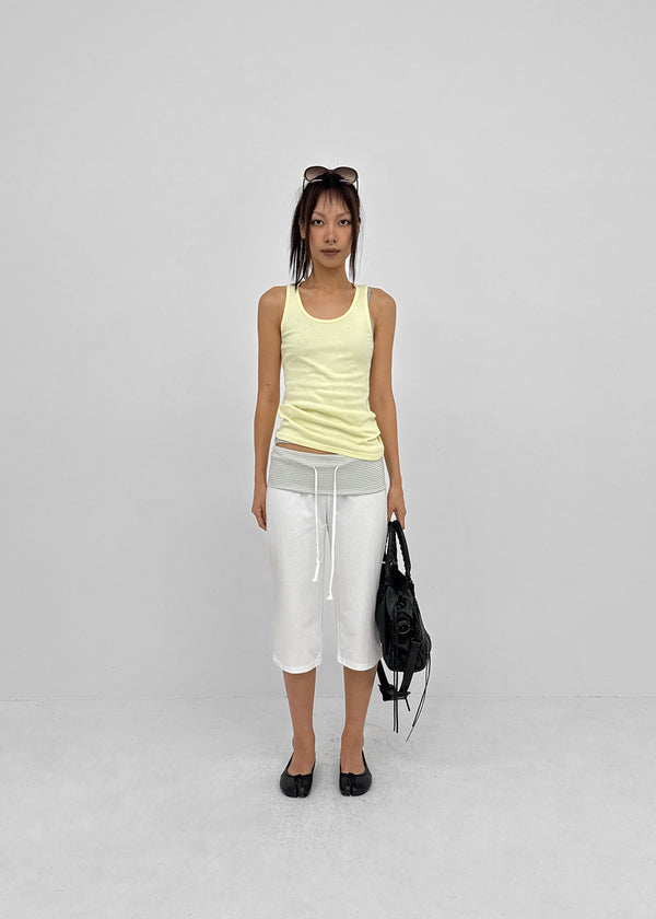 Torya Striped Folding Capri Pants
