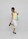 Torya Striped Folding Capri Pants