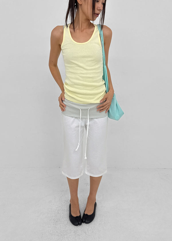 Torya Striped Folding Capri Pants