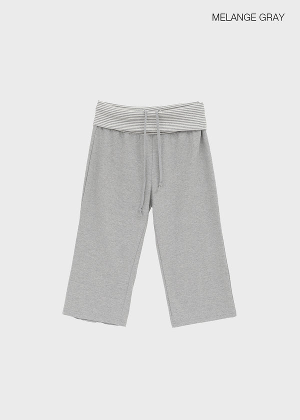 Torya Striped Folding Capri Pants