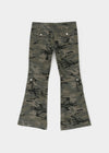 Relting Camo Low-waist Bootcut Pants
