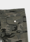 Relting Camo Low-waist Bootcut Pants