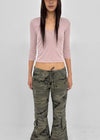Compelli V-neck 3/4 Sleeves