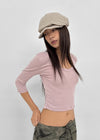 Compelli V-neck 3/4 Sleeves