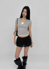 [MADE] Pompo Cooling Lace Wrap Short Sleeve Tee (Set Available)