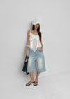 Shelver Lace Frill Sleeveless Blouse