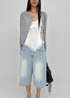 Shelver Lace Frill Sleeveless Blouse