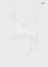 Shelver Lace Frill Sleeveless Blouse