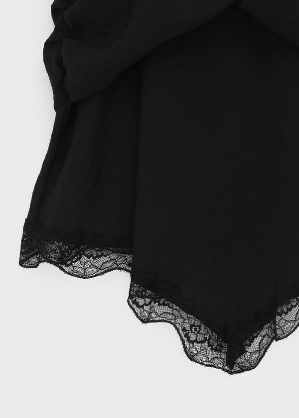 Shelver Lace Frill Sleeveless Blouse