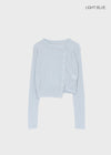 Tianjin Ribbed Asymmetrical Summer Cardigan