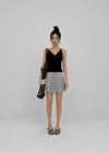 Diet V-neck Lace Sleeveless (Built-in Cap)