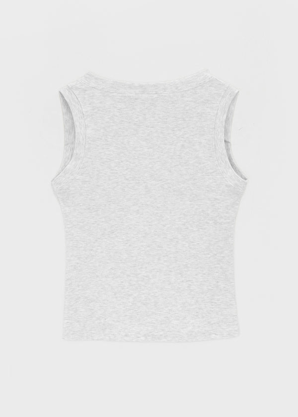 [MADE] Quroti V-Neck Sleeveless Top (Built-in Cap)