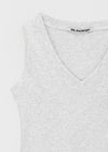 [MADE] Quroti V-Neck Sleeveless Top (Built-in Cap)