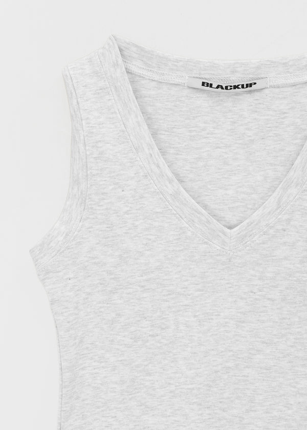 [MADE] Quroti V-Neck Sleeveless Top (Built-in Cap)