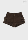 Digma Buckle Roll-up Shorts