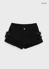 Digma Buckle Roll-up Shorts