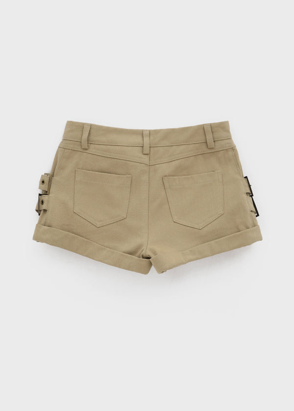 Digma Buckle Roll-up Shorts