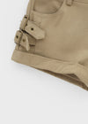 Digma Buckle Roll-up Shorts