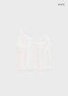 Reflect Satin Lace Sleeveless Top